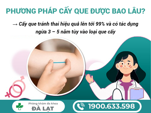 CẤY QUE TRÁNH THAI ĐƯỢC BAO LÂU?